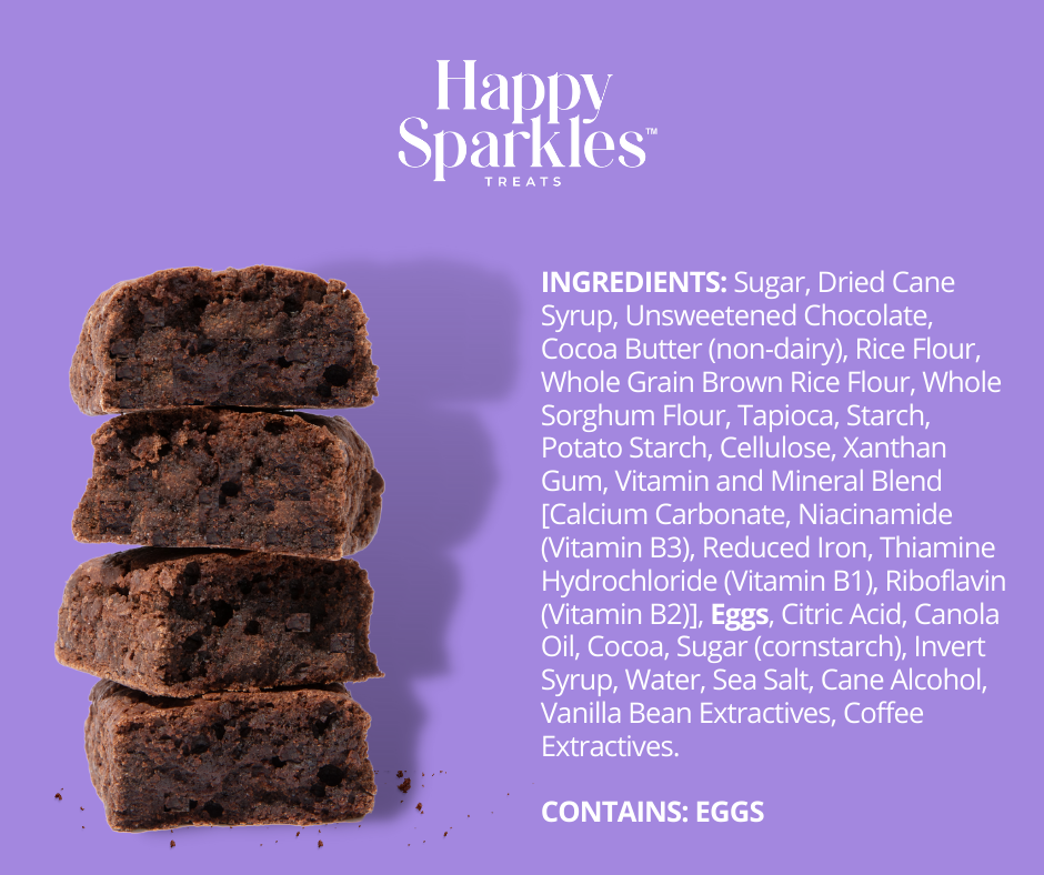 Happy Sparkles Treats Individually Wrapped Brownies